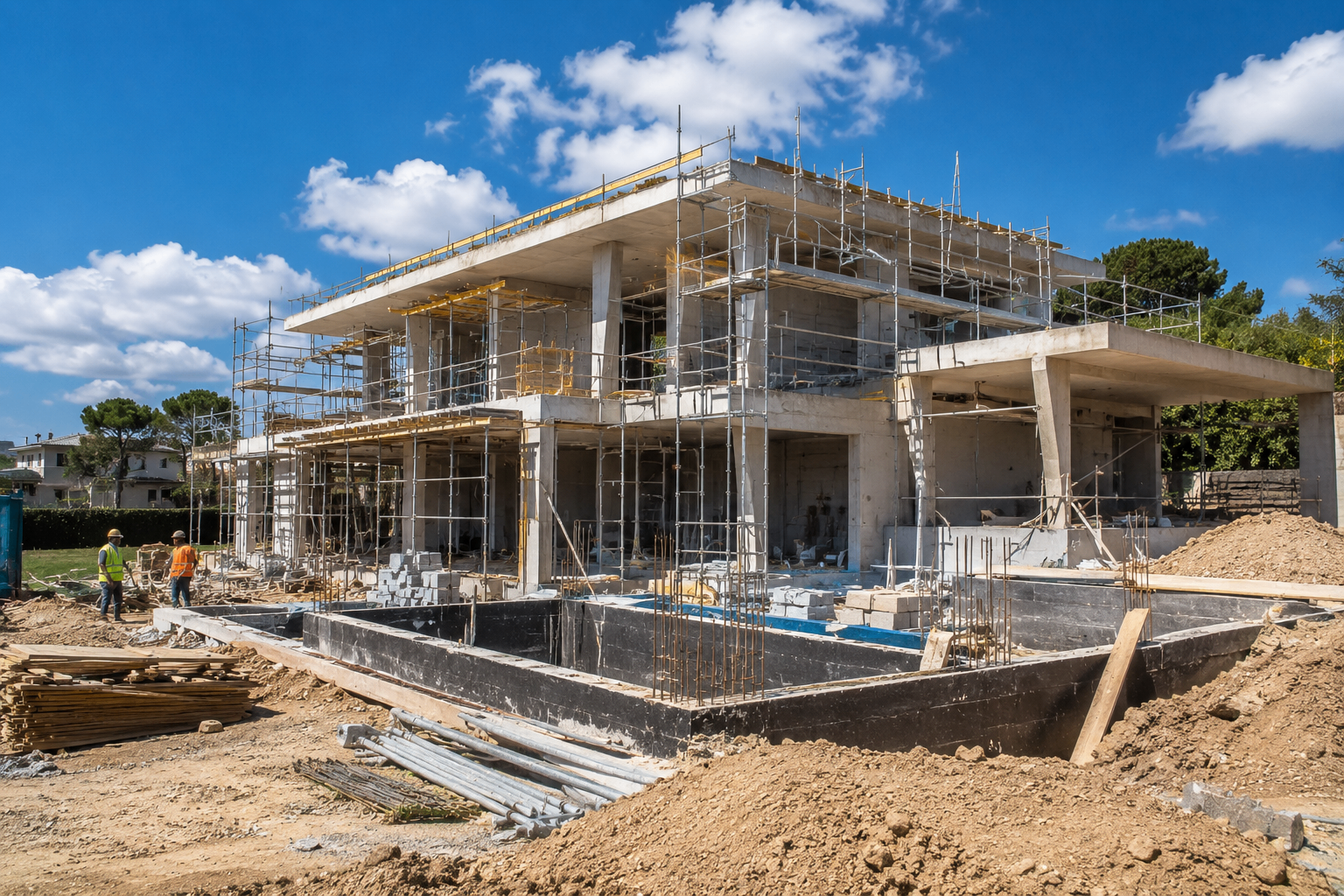 Obras de raiz